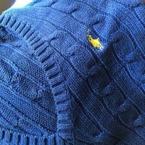 Ralph Lauren sweater w/ jeans (sold separately)